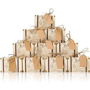 New Mini Cardboard Suitcase Wedding, favors 50
Travel